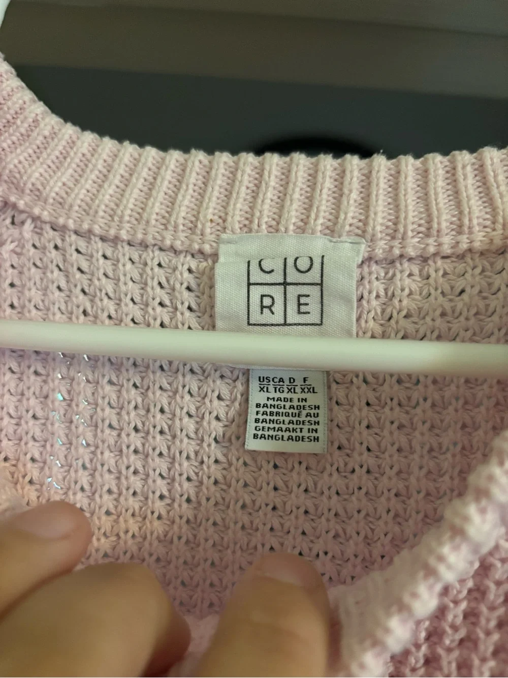 Soft Pink Women's Crewneck Sweater